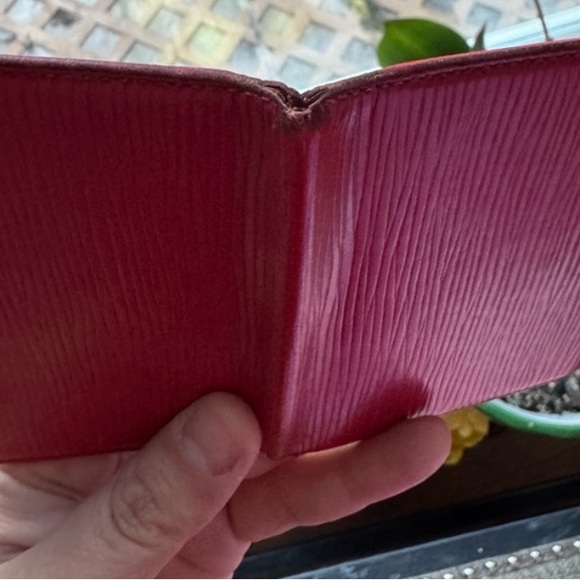 Louis Vuitton Red Epi Leather Card Holder - Picture 4 of 5